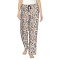 thumbnail image 1 of Bingfone Pajamas for Women,Paisley Flowers Pajama Pants with Pockets-X-Large, 1 of 7