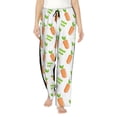 thumbnail image 1 of Bingfone Pajamas for Women,Vegan Fruit Carrot Pajama Pants with Pockets-XX-Large, 1 of 7