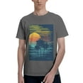 thumbnail image 1 of Bingfone Palm Trees Men'S Loose Fit Short-Sleeve Pocket T-Shirt, 1 of 7