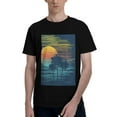 thumbnail image 1 of Bingfone Palm Trees Men'S Loose Fit Short-Sleeve Pocket T-Shirt, 1 of 7
