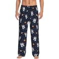 thumbnail image 1 of Bingfone Panda Astronaut Mens All Over Print Sleep Pajama Pants-Medium, 1 of 5
