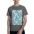 thumbnail image 1 of Bingfone Panda Flying In The Sky Men'S Loose Fit Short-Sleeve Pocket T-Shirt, 1 of 7