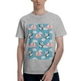 thumbnail image 1 of Bingfone Panda Flying In The Sky Men'S Loose Fit Short-Sleeve Pocket T-Shirt, 1 of 7