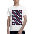 thumbnail image 1 of Bingfone Patriotic Star Men'S Loose Fit Short-Sleeve Pocket T-Shirt, 1 of 7