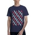 thumbnail image 1 of Bingfone Patriotic Star Men'S Loose Fit Short-Sleeve Pocket T-Shirt, 1 of 7