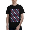 thumbnail image 1 of Bingfone Patriotic Star Men'S Loose Fit Short-Sleeve Pocket T-Shirt, 1 of 7