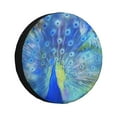 thumbnail image 1 of Bingfone Peacock Spare Tire Cover Weatherproof Universal Wheel Protectors For Rv Camper Travel Trailer Suv Truck 16 Inch, 1 of 9