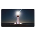 thumbnail image 1 of Bingfone Peggy'S Cove Lighthouse Large Gaming Mouse Pad,Extended Desk Mousepad With Stitched Edges,Non-Slip Base,Water Resist Keyboard Pad For Gamer, Office & Home, 29.5 X 16 In, 1 of 9