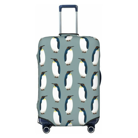 Bingfone Penguin Luggage Cover Washable Suitcase Cover Protector Anti-scratch Suitcase cover Fits 18-32 Inch Luggage (No luggage included)