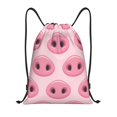 thumbnail image 1 of Bingfone Pig Nose Drawstrings Backpacks Bags For Men Women Gym Drawstrings Bag, 1 of 9