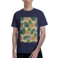 thumbnail image 1 of Bingfone Pineapples Palm Leaves Men'S Loose Fit Short-Sleeve Pocket T-Shirt, 1 of 7
