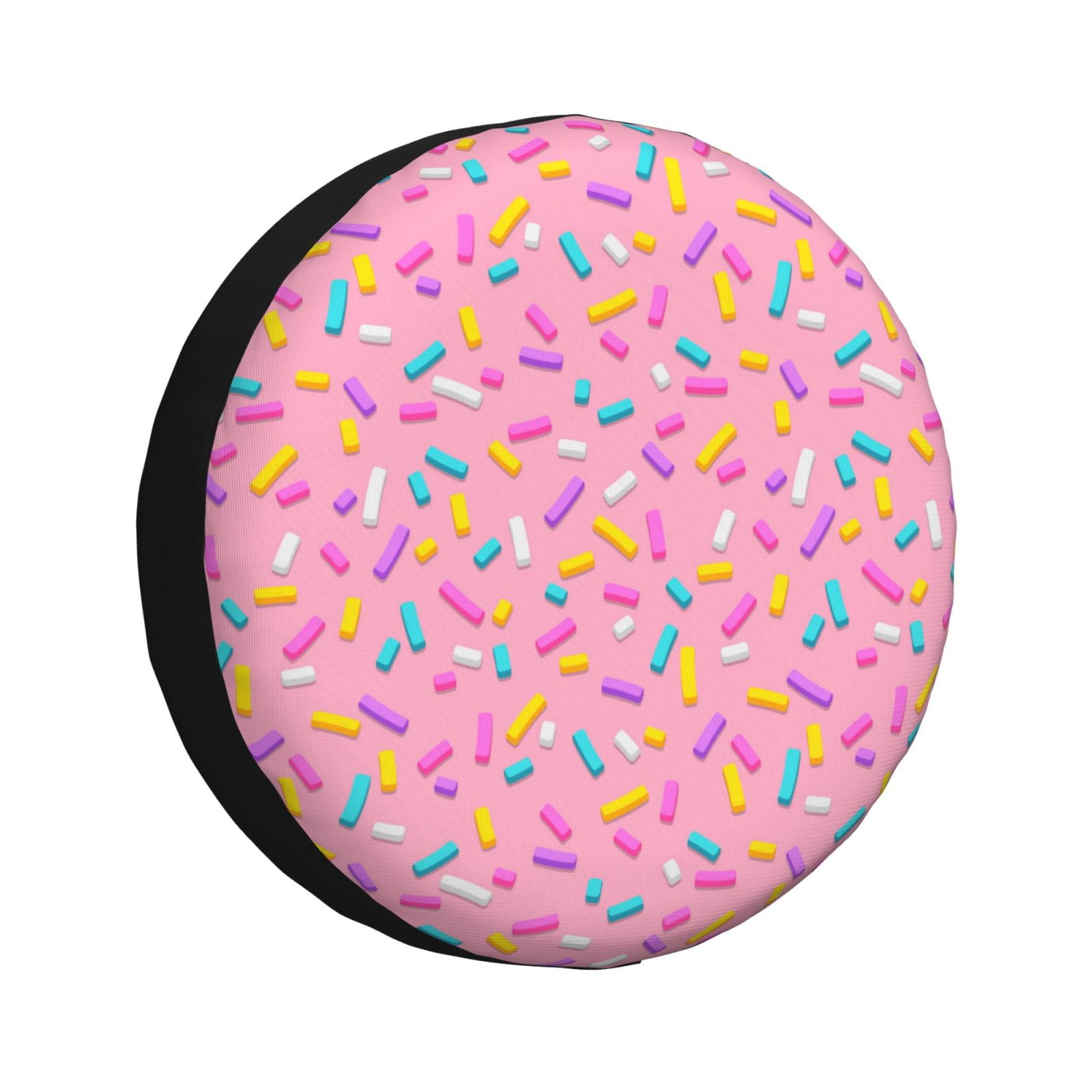 Bingfone Pink Donut Spare Tire Cover Weatherproof Universal Wheel