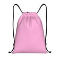 thumbnail image 1 of Bingfone Pink Drawstrings Backpacks Bags For Men Women Gym Drawstrings Bag, 1 of 9