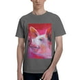 thumbnail image 1 of Bingfone Pink Pig Men'S Loose Fit Short-Sleeve Pocket T-Shirt, 1 of 7