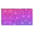 thumbnail image 1 of Bingfone Pink Purple Glitter Large Gaming Mouse Pad,Extended Desk Mousepad With Stitched Edges,Non-Slip Base,Water Resist Keyboard Pad For Gamer, Office & Home, 29.5 X 16 In, 1 of 9