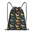thumbnail image 1 of Bingfone Plaid Dachshund Drawstrings Backpacks Bags for Men Women Gym Drawstrings Bag-Medium, 1 of 8