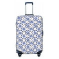 thumbnail image 1 of Bingfone Plaid Flowers Luggage Cover Washable Suitcase Cover Protector Anti-scratch Suitcase cover Fits 18-32 Inch Luggage, 1 of 8