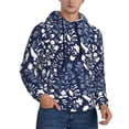 thumbnail image 1 of Bingfone Plant Men's Drawstring Hoodie Long Sleeve Pocket Sweatshirts-X-Large, 1 of 6