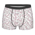 thumbnail image 1 of Bingfone Playing Rabbit Men's Underwear - Casual Stretch Boxer Briefs-X-Large, 1 of 7