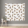 thumbnail image 1 of Bingfone Polyester Fabric Tapestry German Shepherd Dog Wall Hanging Tapestry,Daily Decorative Tapestry for Bedroom Living Room Dorm 60L x 51W Inches, 1 of 7