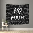 thumbnail image 1 of Bingfone Polyester Fabric Tapestry I Love Math Wall Hanging Tapestry,Daily Decorative Tapestry For Bedroom Living Room Dorm 60l X 51w Inches, 1 of 9