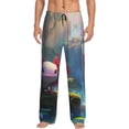thumbnail image 1 of Bingfone Pond Cute Axolotl Mens All Over Print Sleep Pajama Pants-X-Large, 1 of 5