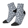 thumbnail image 1 of Bingfone Poodle Dog Design Patterned Men's Women's Casual Cotton Socks, 1 of 5