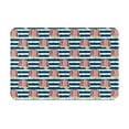thumbnail image 1 of Bingfone Popcorn On Blue Lines Door Mat 16"x24" Front Entrance Non-Slip Low Profile Washable for Entryway, 1 of 7