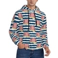 thumbnail image 1 of Bingfone Popcorn Men's Drawstring Hoodie Long Sleeve Pocket Sweatshirts-Medium, 1 of 6