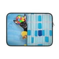 thumbnail image 1 of Bingfone Prague Ratter Dog In Bathtub Laptop Sleeve Case 15 Inch, 360° Protective Computer Carrying Bag, 1 of 9