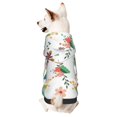 thumbnail image 1 of Bingfone Pretty Floral With Leaves Dog Clothes Hoodie, Pet Winter Coat,Puppy Sweatshirts For Small Dogs Boy Girl,Suitable For All Breeds-Small, 1 of 9