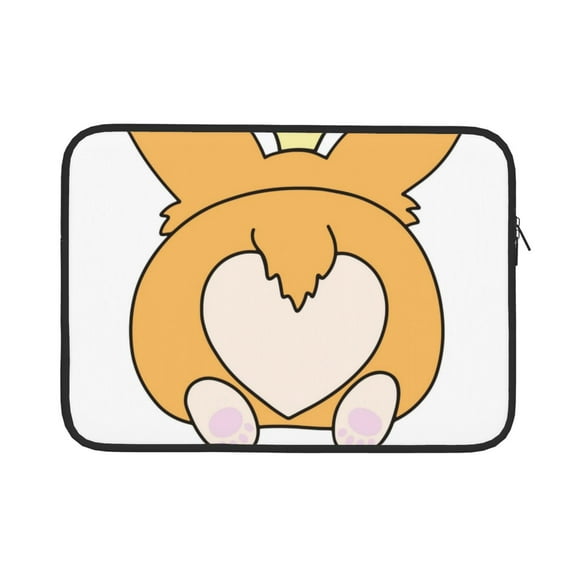 Bingfone Prince Corgi Dog Laptop Sleeve Case 13 Inch, 360° Protective Computer Carrying Bag