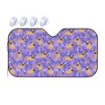 thumbnail image 1 of Bingfone Pugs and Flowers Car Windshield Sunshade,Sun Foldable Sun Shield Sun Visor for Car - Medium, 1 of 9