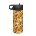 thumbnail image 1 of Bingfone Pumpkin And Sunflower Print 18oz Sports Insulated Kettle With Straw, Leakproof & BPA Free, Drinking Sports Water Bottle for Fitness, Gym & Outdoor, 1 of 8