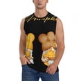 thumbnail image 1 of Bingfone Pumpkin Pie Gnome Pattern Men's Tank Tops Workout Sleeveless Tee Shirts Running Beach Tanks for Men-X-Large, 1 of 4