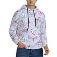 thumbnail image 1 of Bingfone Purple Butterfly Men'S Drawstring Hoodie Long Sleeve Pocket Sweatshirts-Medium, 1 of 9