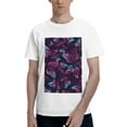 thumbnail image 1 of Bingfone Purple Butterfly Men'S Loose Fit Short-Sleeve Pocket T-Shirt, 1 of 7