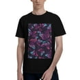 thumbnail image 1 of Bingfone Purple Butterfly Men'S Loose Fit Short-Sleeve Pocket T-Shirt, 1 of 7
