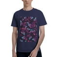 thumbnail image 1 of Bingfone Purple Butterfly Men'S Loose Fit Short-Sleeve Pocket T-Shirt, 1 of 7