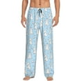 thumbnail image 1 of Bingfone Rabbit And Bird Mens All Over Print Sleep Pajama Pants-XX-Large, 1 of 5