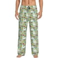 thumbnail image 1 of Bingfone Rabbit And Carrot Mens All Over Print Sleep Pajama Pants-Medium, 1 of 5