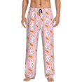 thumbnail image 1 of Bingfone Rabbit And Carrot Mens All Over Print Sleep Pajama Pants-X-Large, 1 of 5