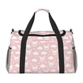 thumbnail image 1 of Bingfone Rabbit And Cloud Print Travel Duffel Tote Bag,Waterproof Shoulder Weekender Bag For Women and Men Swim Sports Travel Gym Bag，Foldable and expandable bag Lightweight, 1 of 7