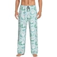 thumbnail image 1 of Bingfone Rabbit And Dragonfly Mens All Over Print Sleep Pajama Pants-Medium, 1 of 5