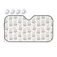 thumbnail image 1 of Bingfone Rabbit And Flower Car Windshield Sunshade,Sun Foldable Sun Shield Sun Visor for Car - Medium, 1 of 8