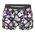 thumbnail image 1 of Bingfone Rabbit And Rose Men's Underwear - Casual Stretch Boxer Briefs-XX-Large, 1 of 7