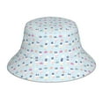 thumbnail image 1 of Bingfone Rabbit In The Rain Bucket Hat for Men Women,Packable Reversible Printed Sun Hats,Fisherman Outdoor Travel Hiking Beach Caps, 1 of 7
