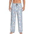thumbnail image 1 of Bingfone Rabbit Is Eating Carrots Mens All Over Print Sleep Pajama Pants-X-Large, 1 of 5