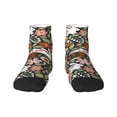 thumbnail image 1 of Bingfone Rabbits On Floral Design Patterned Men'S Women'S Casual Cotton Socks, 1 of 9