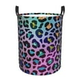thumbnail image 1 of Bingfone Rainbow Animal Skin Waterproof Foldable Laundry Hamper Bucket With Handles For Storage Bin,Clothes Hamper (Medium ), 1 of 8